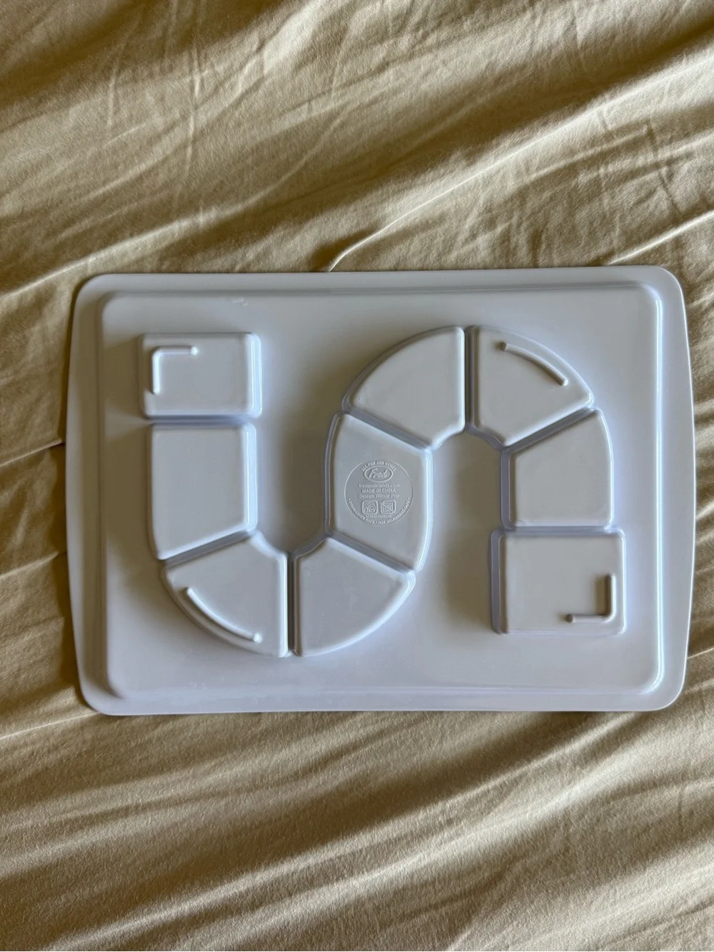 Kids Snack Tray with Purple Unicorn Design